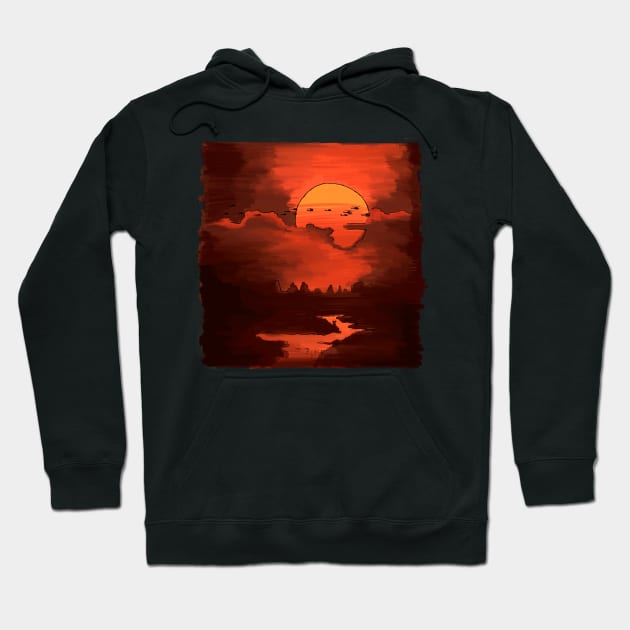 Apocalypse Now Illustration Hoodie by burrotees